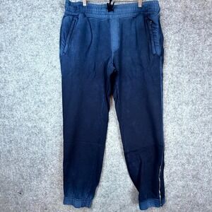 Cotton Citizen Bronx Jogger Pants Mens 2XL Blue Mid Rise Tapered Leg Ankle Zip